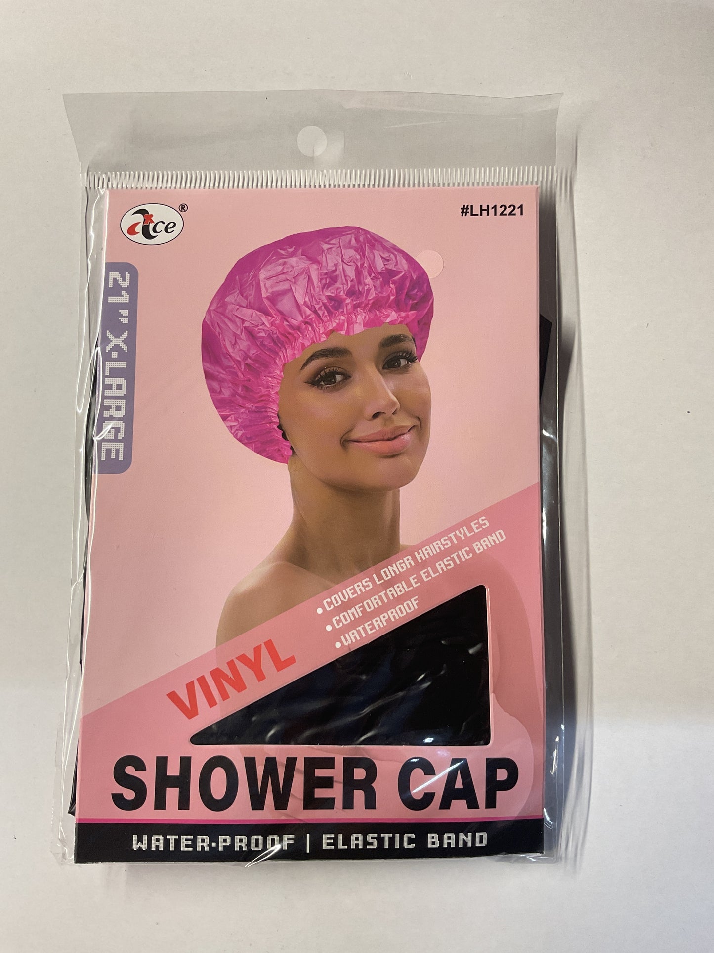 SHOWER CAP $1.99-(LH12216G). ($12.00x1 DZ)