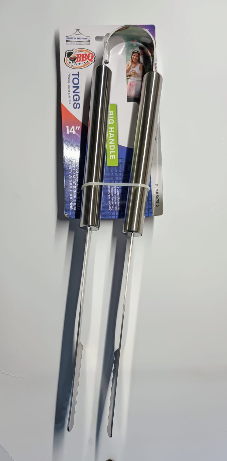 BBQ TONGS 14 PULGS.——————— $9.99
