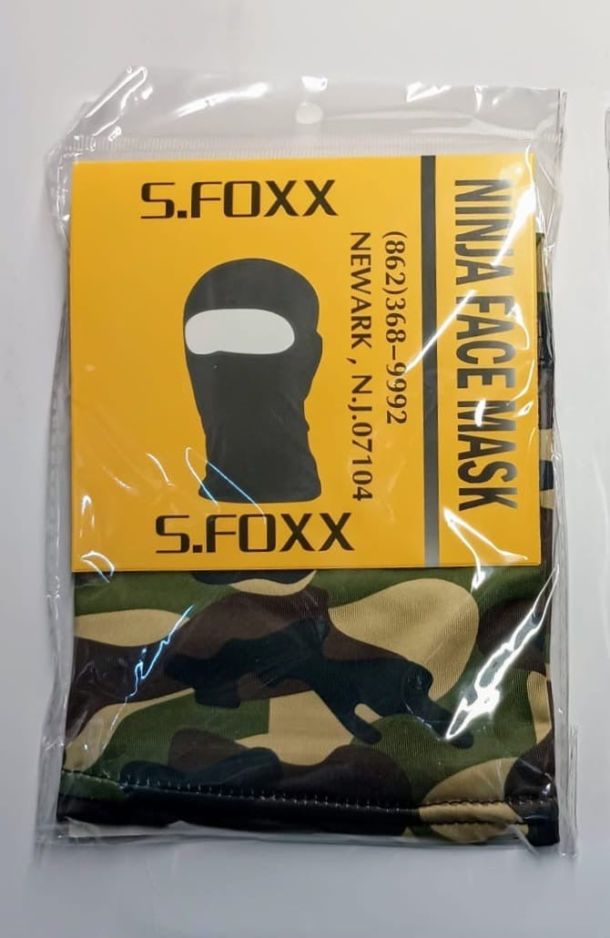 NINJA MASK CAMUFLADA $2.99 ($18x1 DZ)
