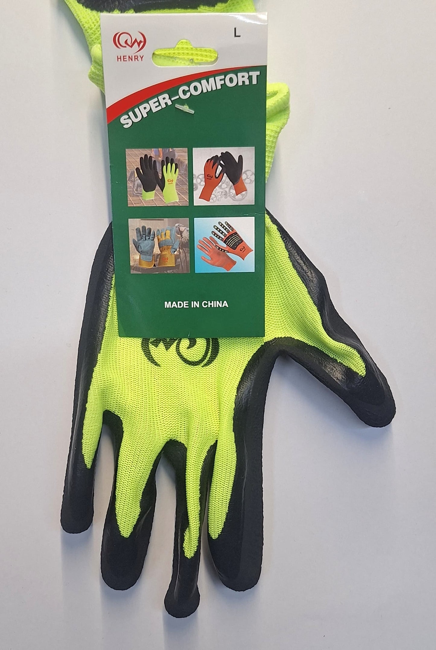 HENRY GUANTE LIMA GRIP LARGE.————— $1.99