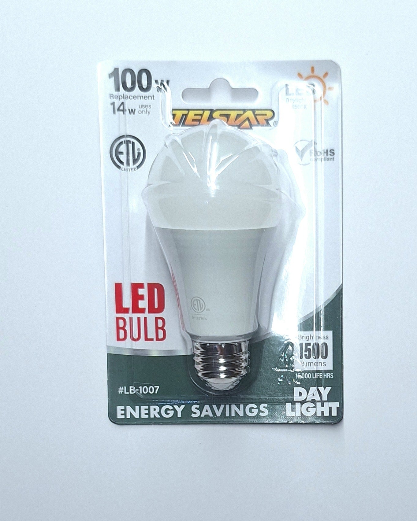 LED BULB DAY LIGHT. 100w. ————— $2.99
