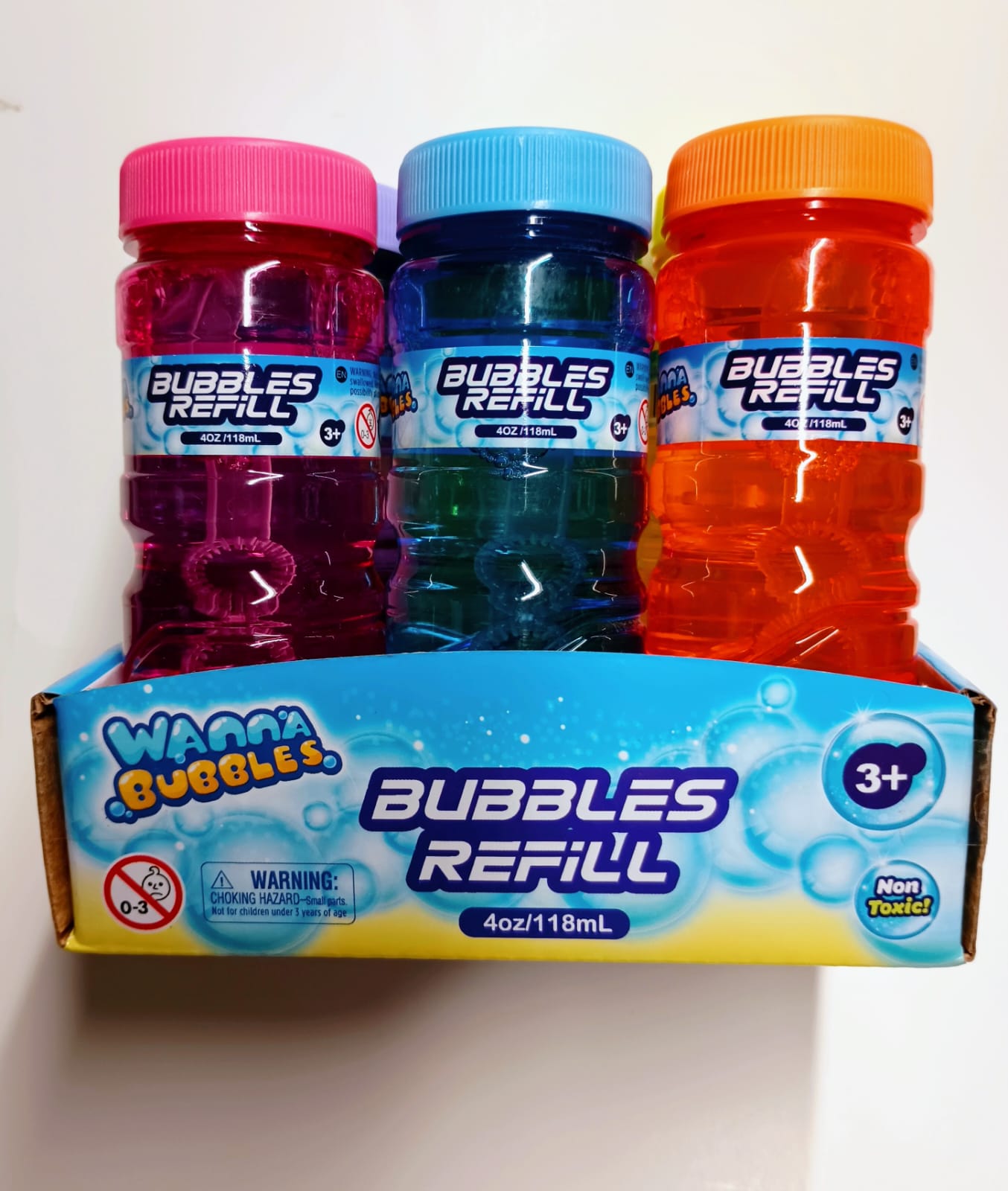 BUBBLE REFILL 4 OZ.——————— $.099