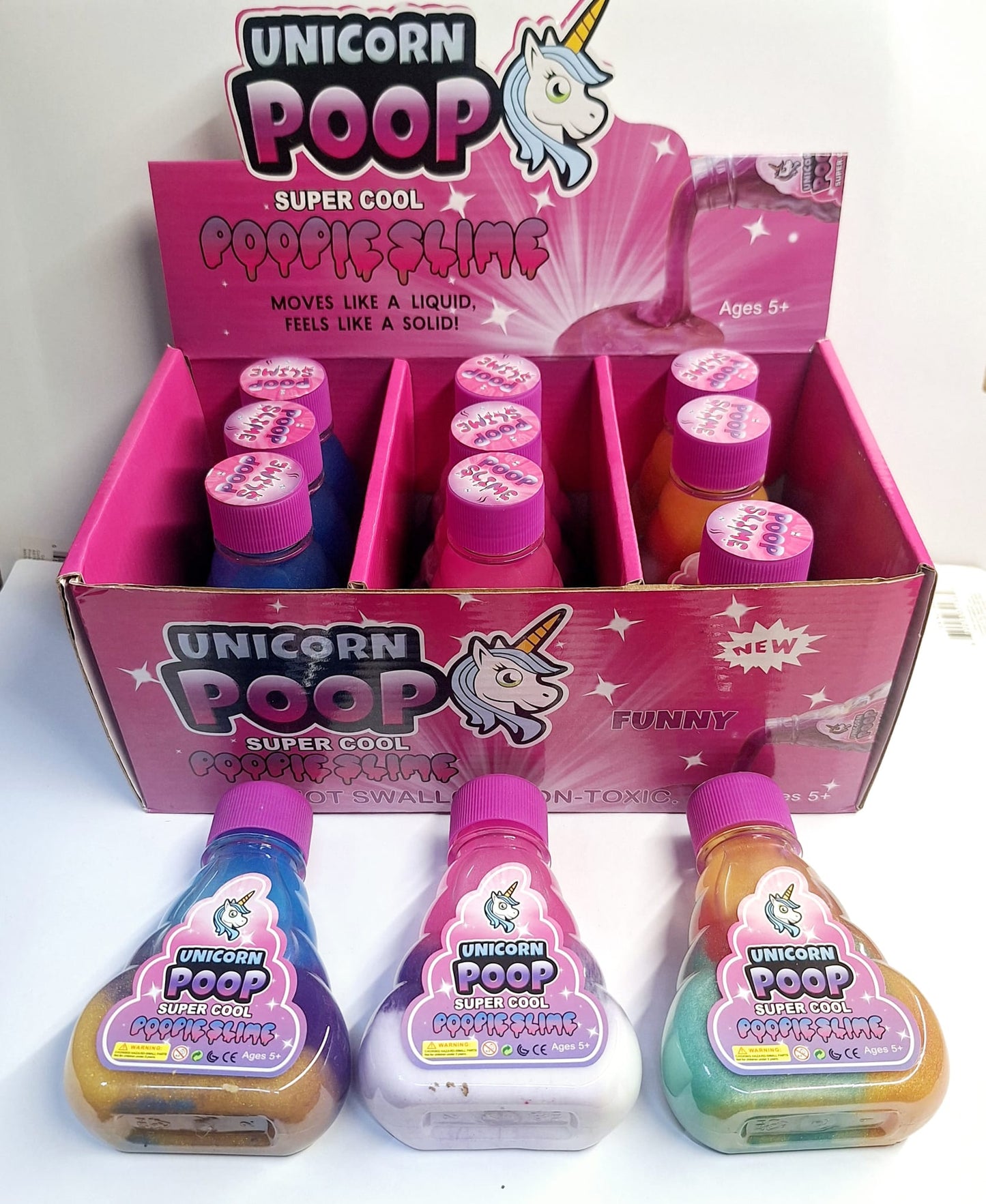 UNICORN POOP SLIME $3.99-2.00 ($24x1 DZ)