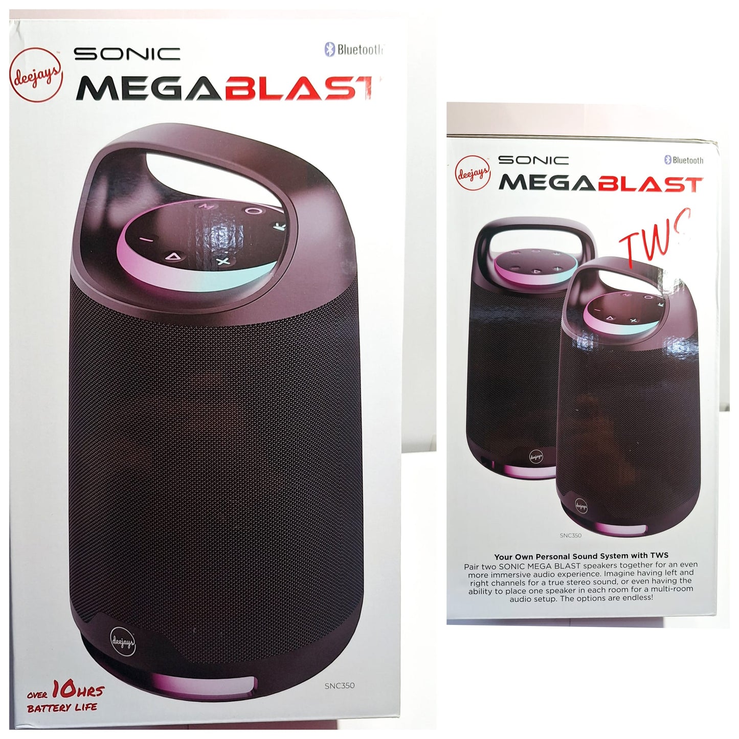 SPEAKER MEGA BLAST.—————— $109.99