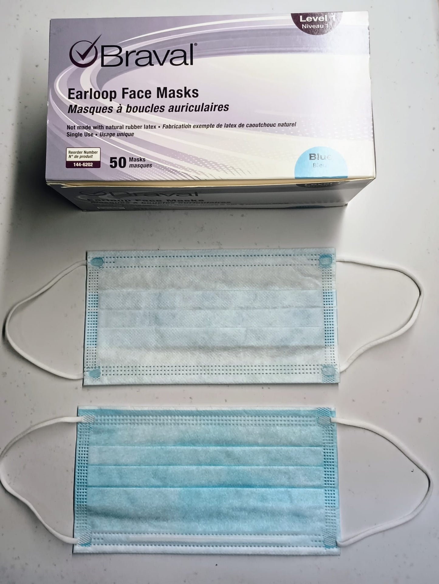 MASCARILLA COVID BLUE x 50 Pcs