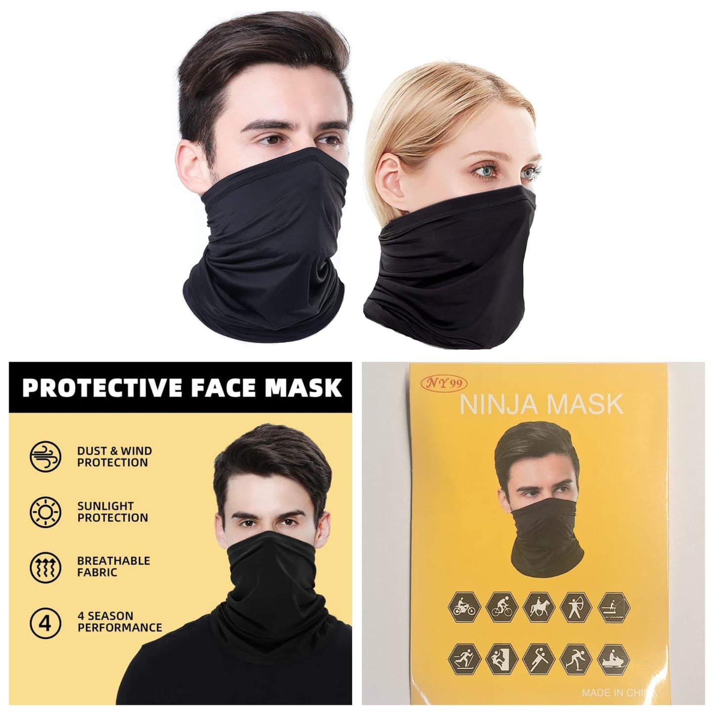 NINJA NECK MASK $3.99-2.00