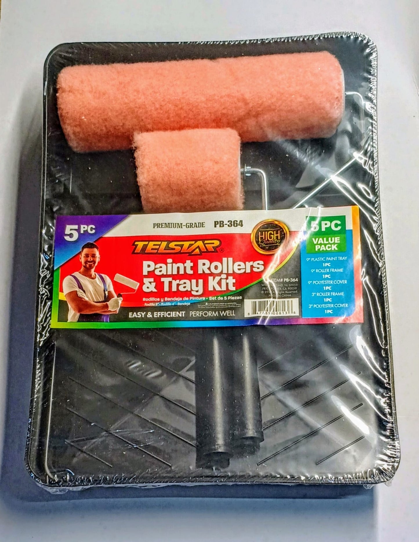 PAINT ROLLER TRAY KIT 5-1.—————— $8.99