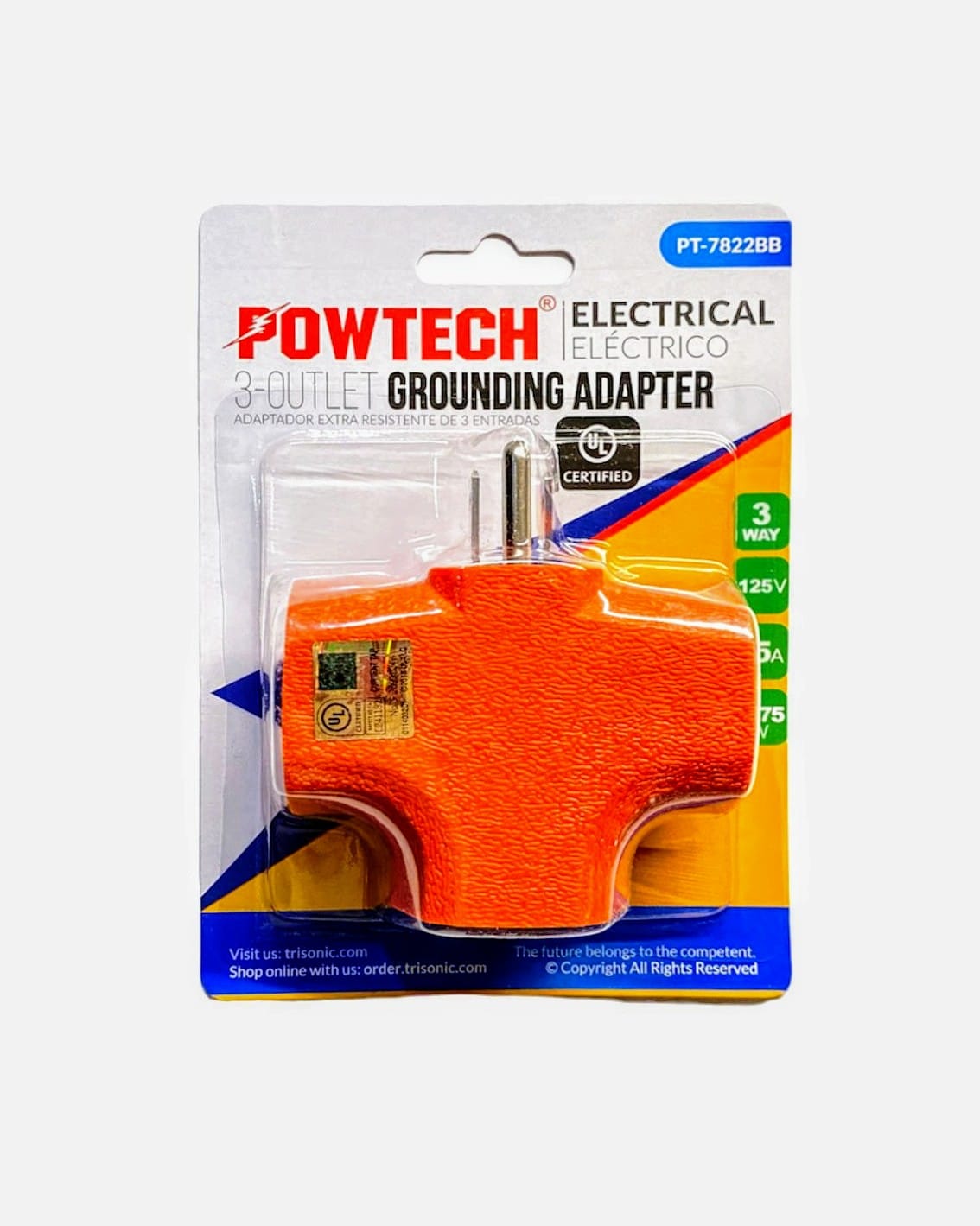 3 OUTLET GROUNDING ADAPTER.—————— $5.99