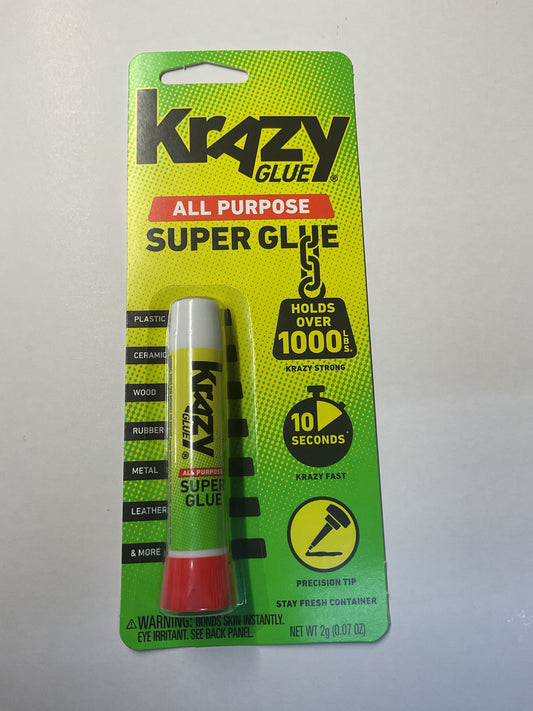 KRAZY GLUE.——————— $2.49