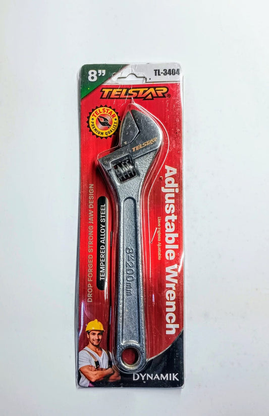 ADJUSTABLE WRENCH 8 PULGS.—————— $8.99