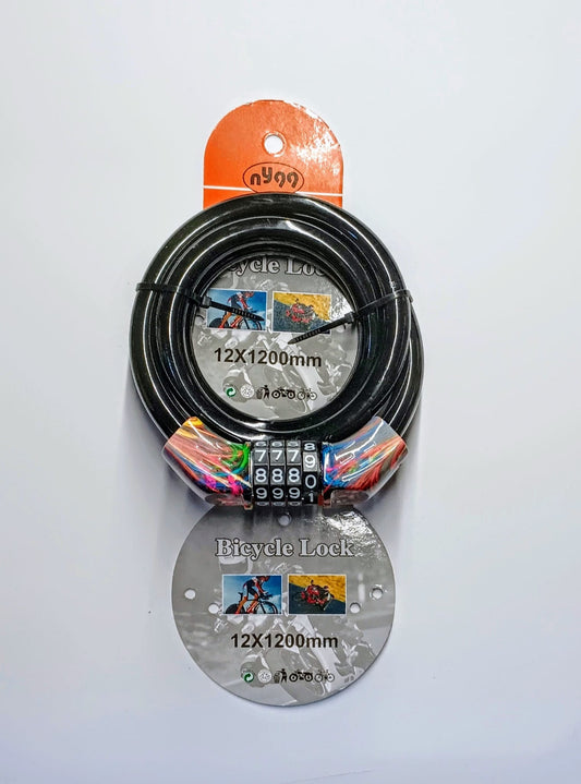 BICYCLE COMBINATION LOCK.————— $8.99