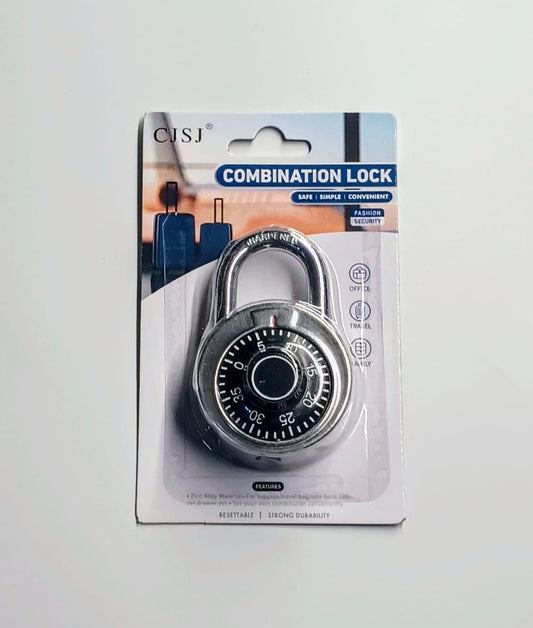 CANDADO COMBINACIÓN.—————— $4.99