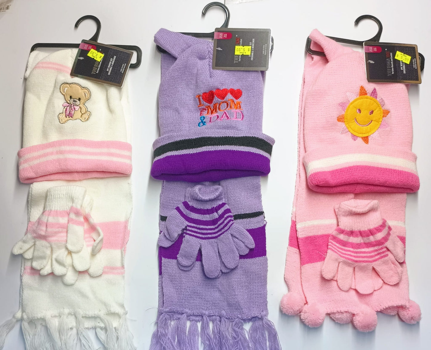 GORRO NIÑAS 3/1 $5.99 (UNIDAD)