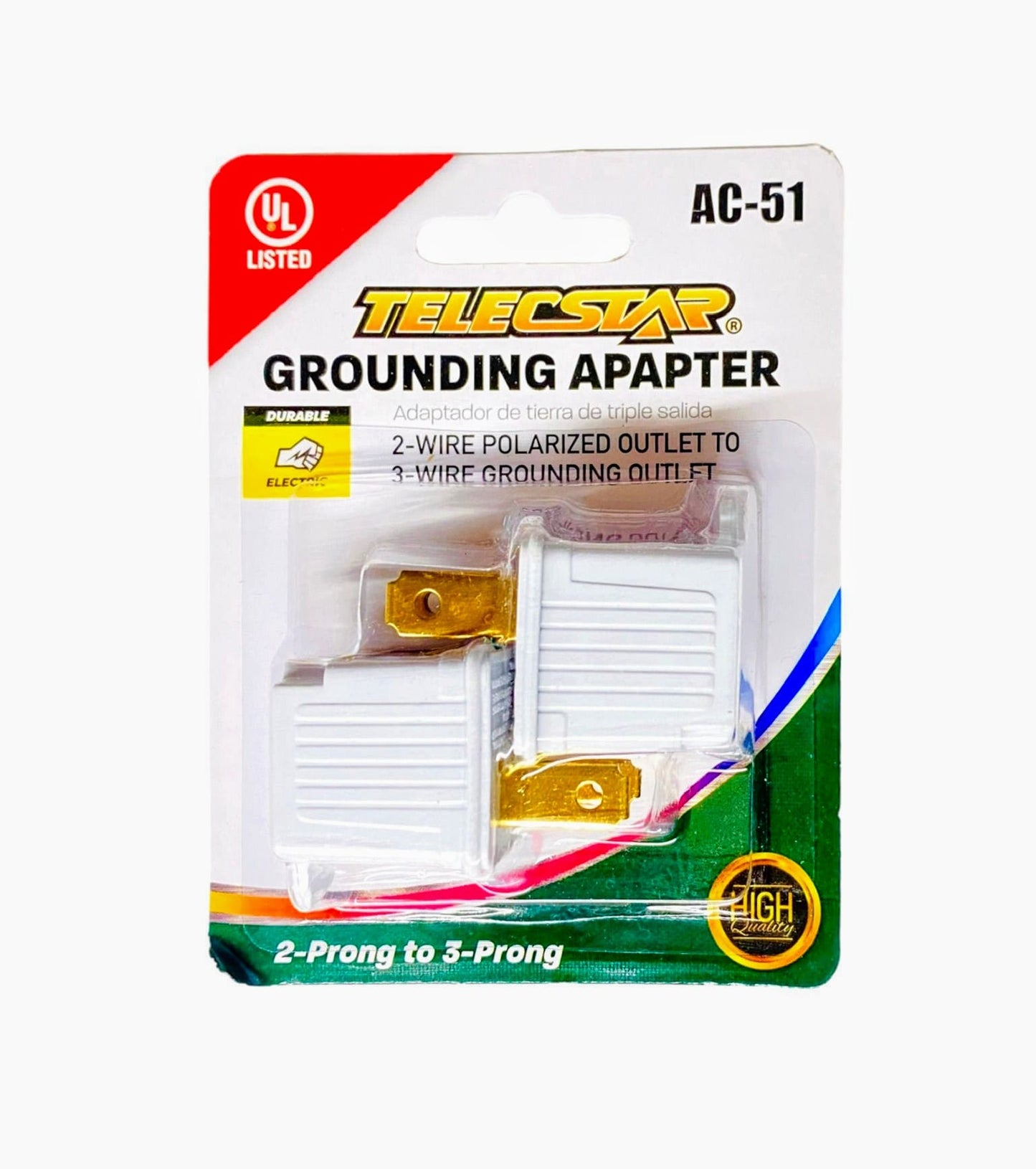 GROUNDING ADAPTER.—————— $3.99