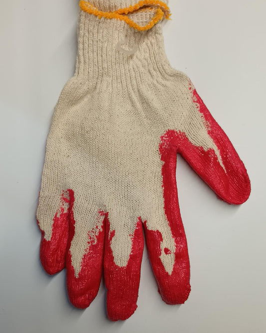 GUANTE COTTOM RED/ no name (NY)—————— $1.49
