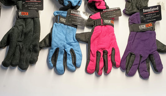 GUANTES INSULADOS FRIO COLORS $1.99 (UNIDAD)
