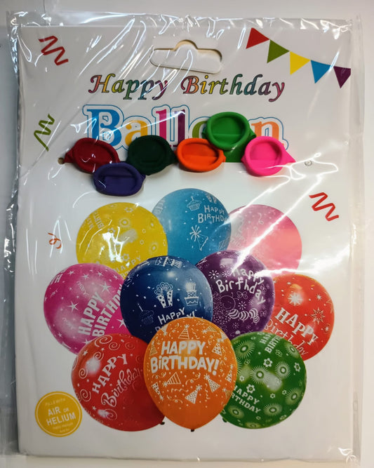 BALLOONS HAPPY BIRTHDAY.——————— $1.99