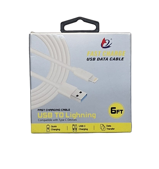 USB Q IPH 6FT.—————— $5.99