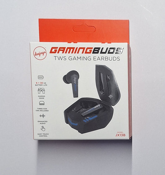 HF GAMING BUDS BLACK.—————— $29.99