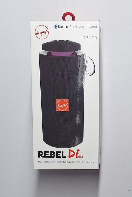 SPEAKER REBEL DL BLACK.  ( RBL 100B ).  ————— $19.99