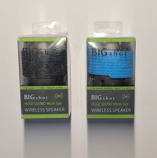 SPEAKER BIG SHOT WIRELESS MICRO SIZE.——— $8.99