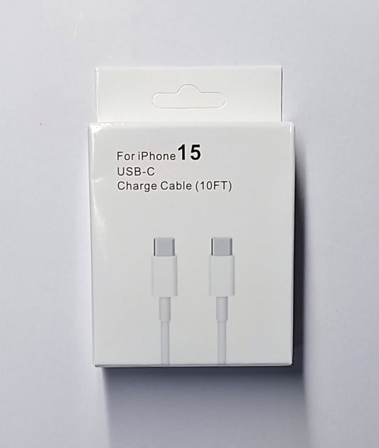 CABLE C+C FOR IPH 15 10 FT.——————— $ 5.99