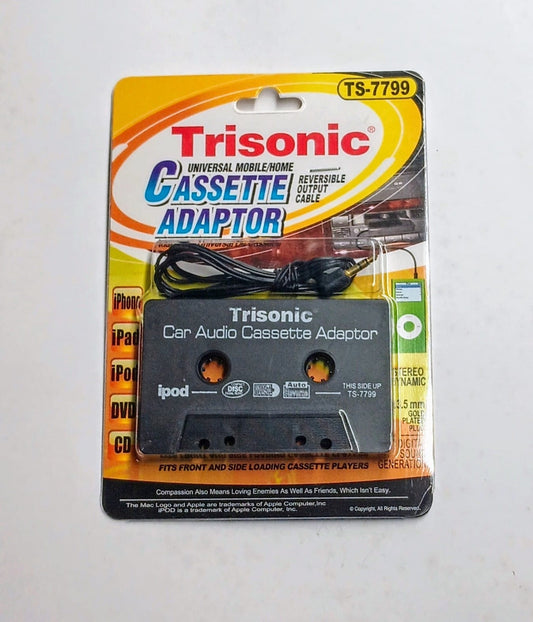 CASSETTE ADAPTER.——————— $4.99