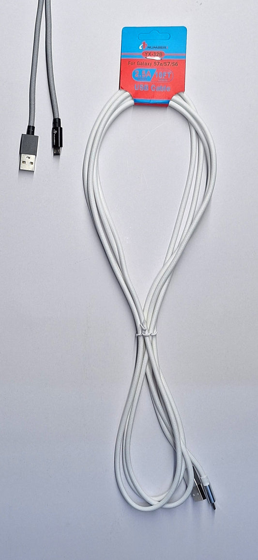 USB MICRO 10FT LONG.———— $4.99
