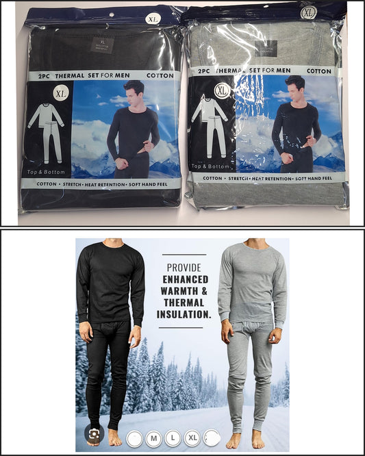 2 PC THERMAL SET FOR MEN SIZE XL.———— $12.99 (UNIDAD)