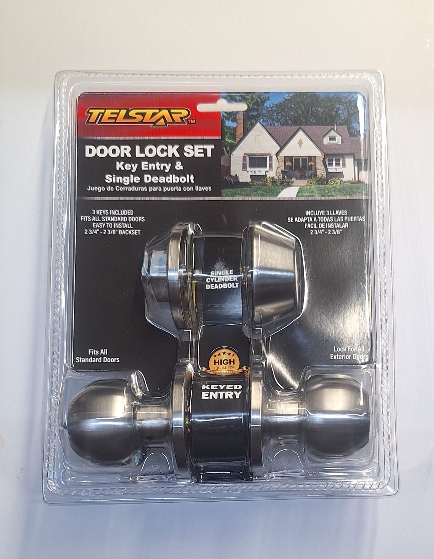 COMBO LOCK SET SILVER-DL-630- ————$24.99