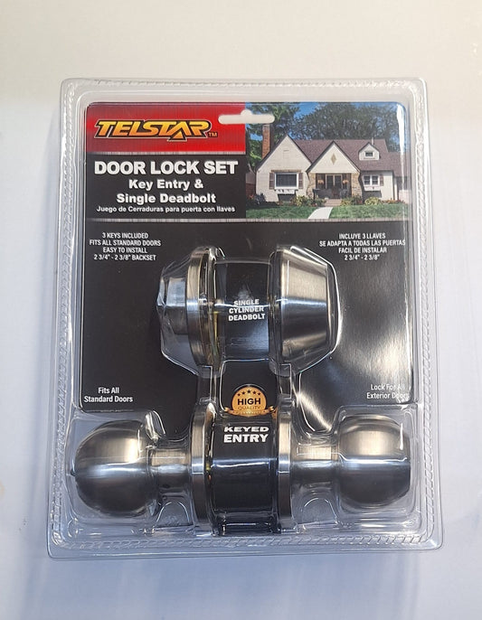 COMBO LOCK SET SILVER-DL-630- ————$24.99