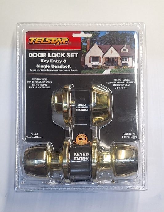 COMBO LOCK SET GOLD.————— $24..99