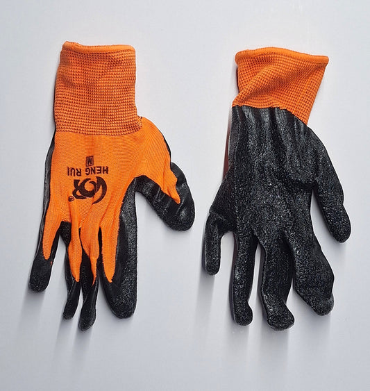 GUANTE ORANGE BLACK GRIP(NY) ————— $1.99