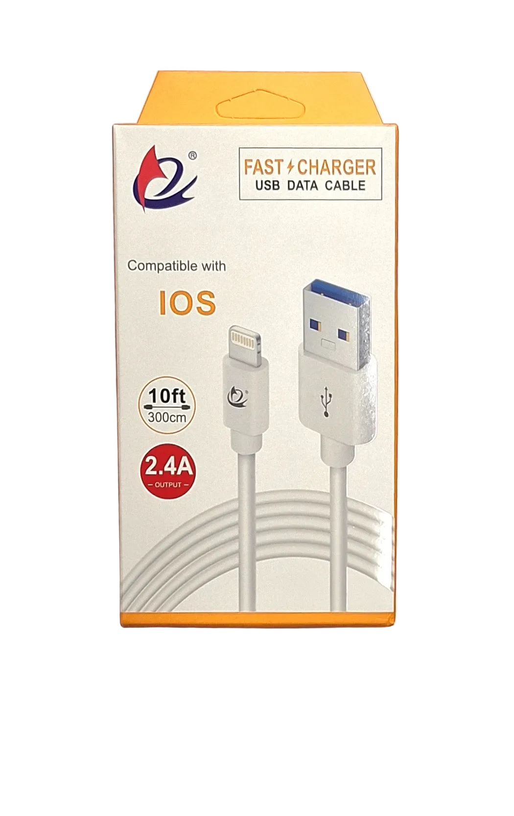 USB IPH 10FT. ORANGE BOX.—————— $ 7.99