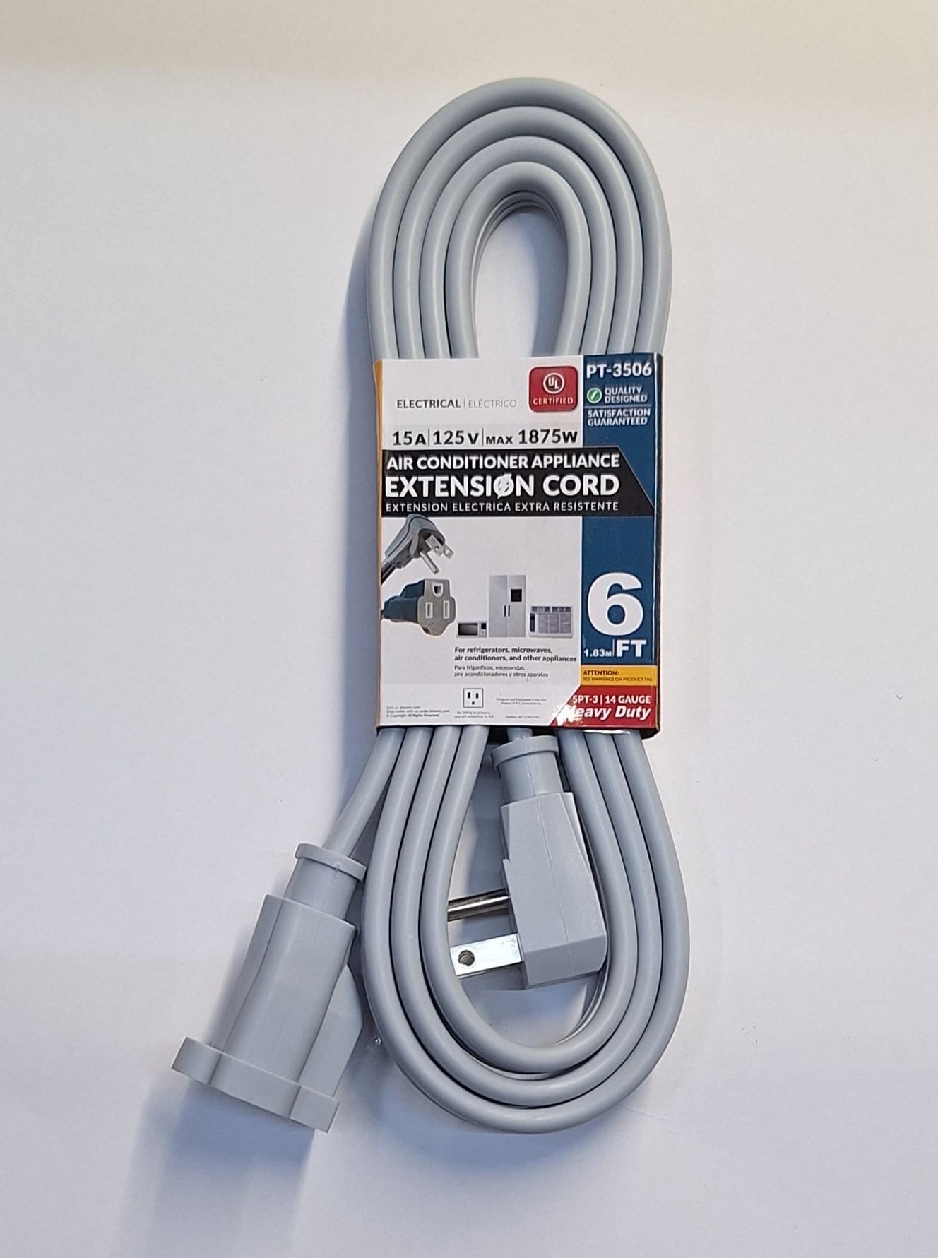 AIR EXTENSIÓN CORD 6FT.——————— $10.99