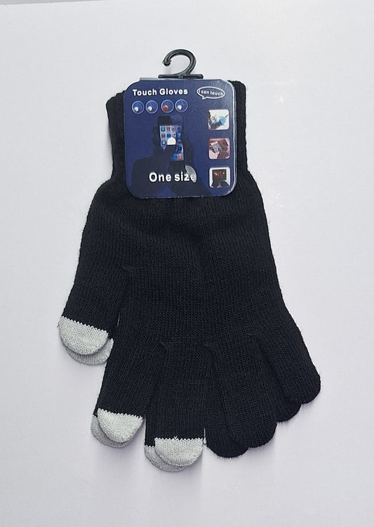 GUANTE TOUCH BLACK $2.49-1.25 ($15x1 DZ)