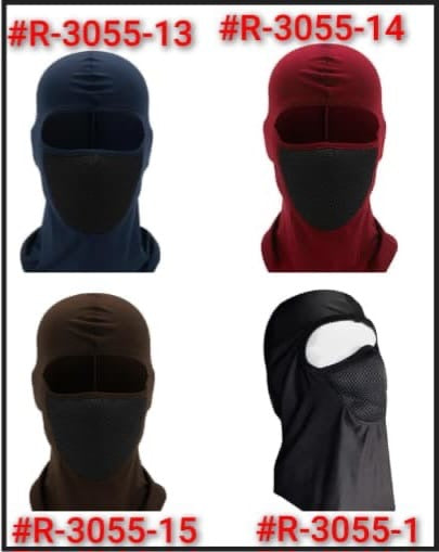NINJA MASK SOLID COLORS $3.99-2.00 ($24x1 DZ)