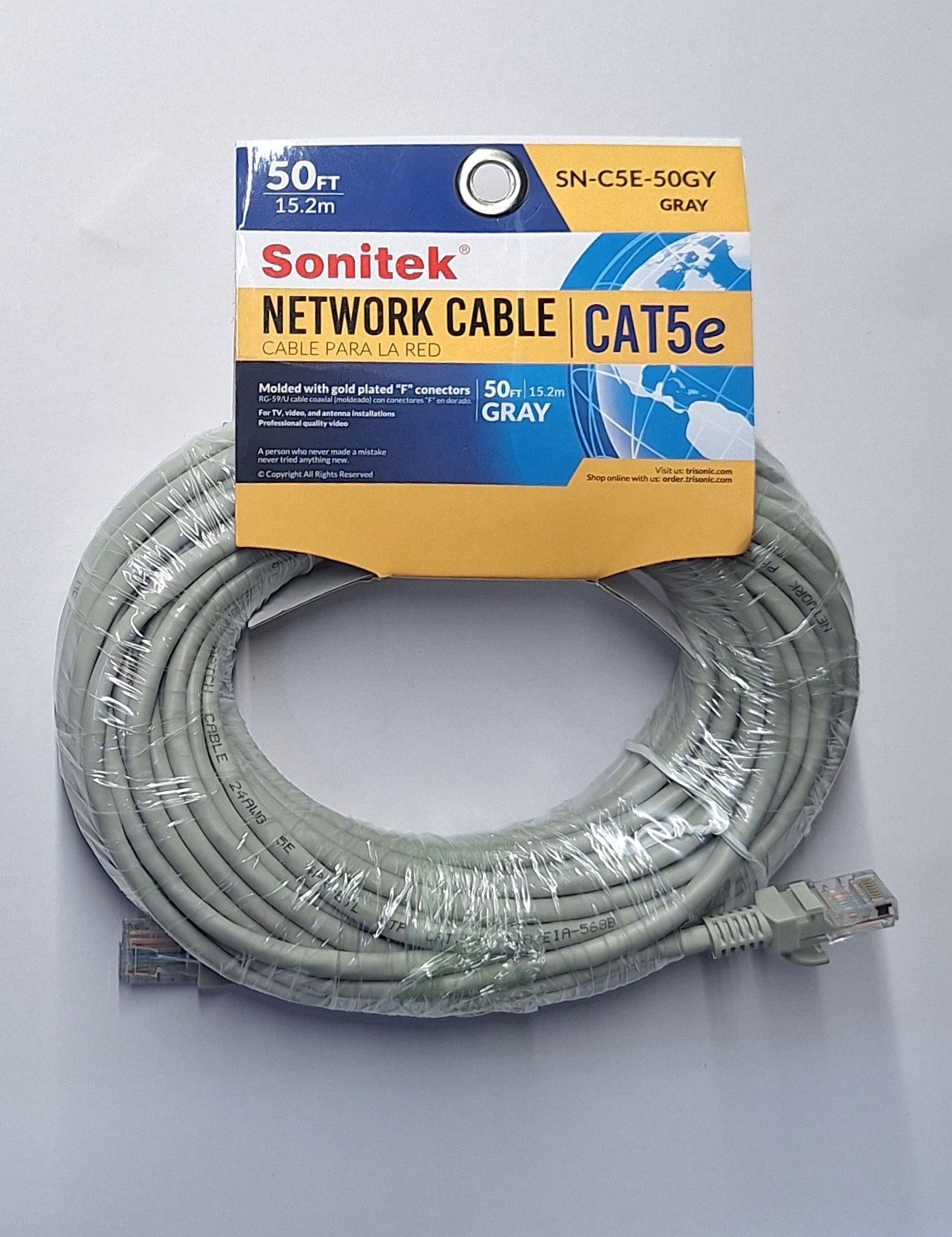 INTERNET CABLE 50 FT.——————— $16.99
