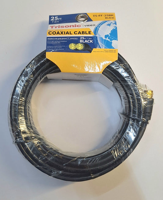COAXIAL CABLE 25 FT.——————— $6.99