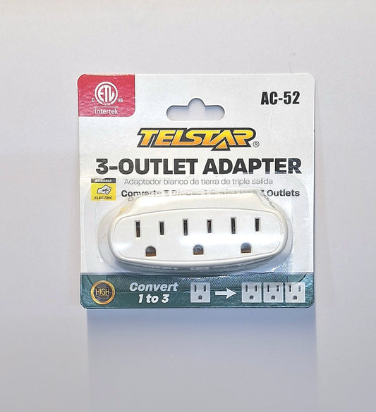 3 OUTLET ADAPTER.——————— $4.99
