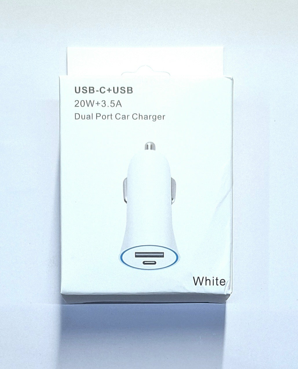 CHARGER CAR USB-C WHITE.————— $5.99