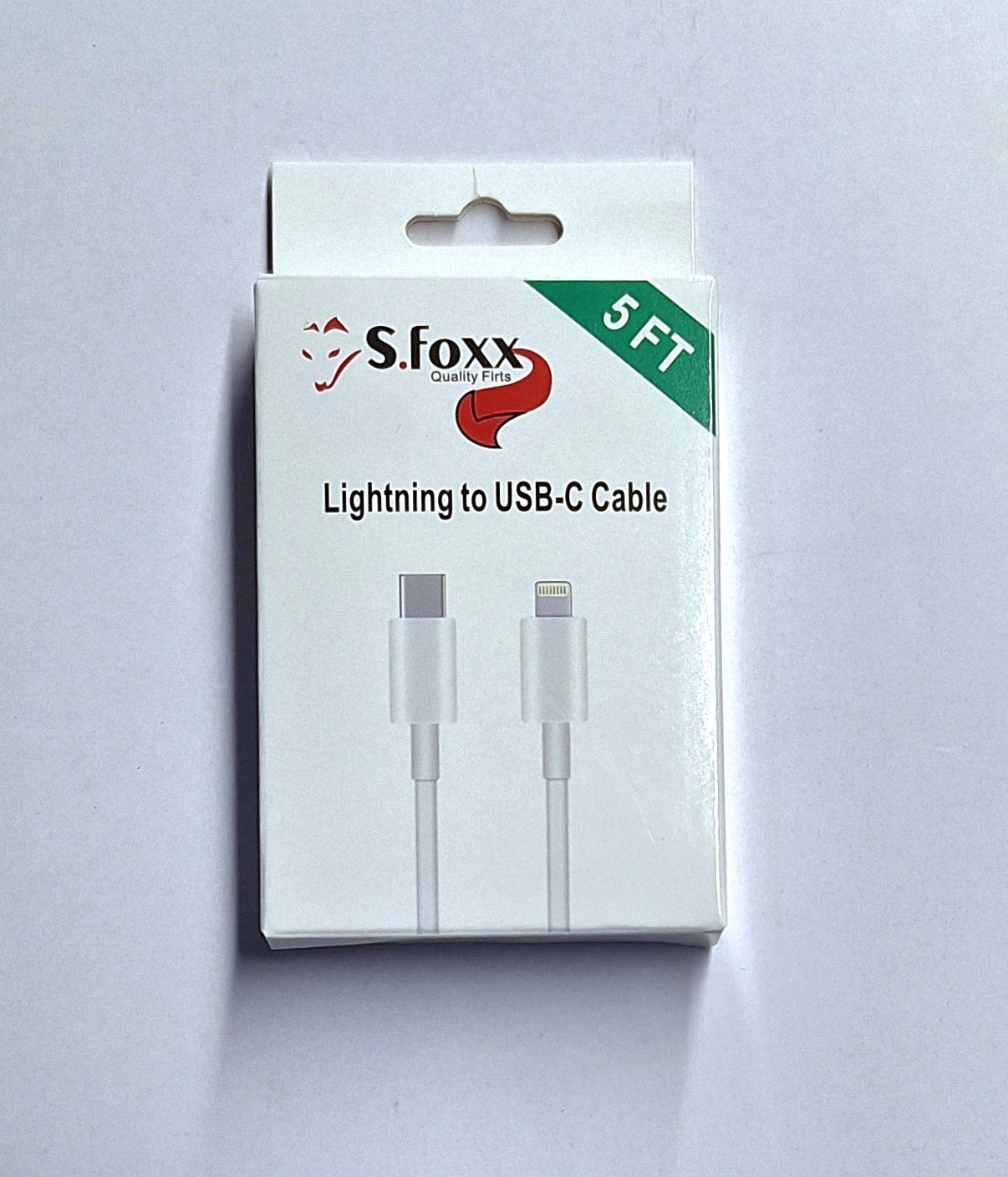 CABLE  C + IP 5 FT.  S-FOXX.——————— $3.99