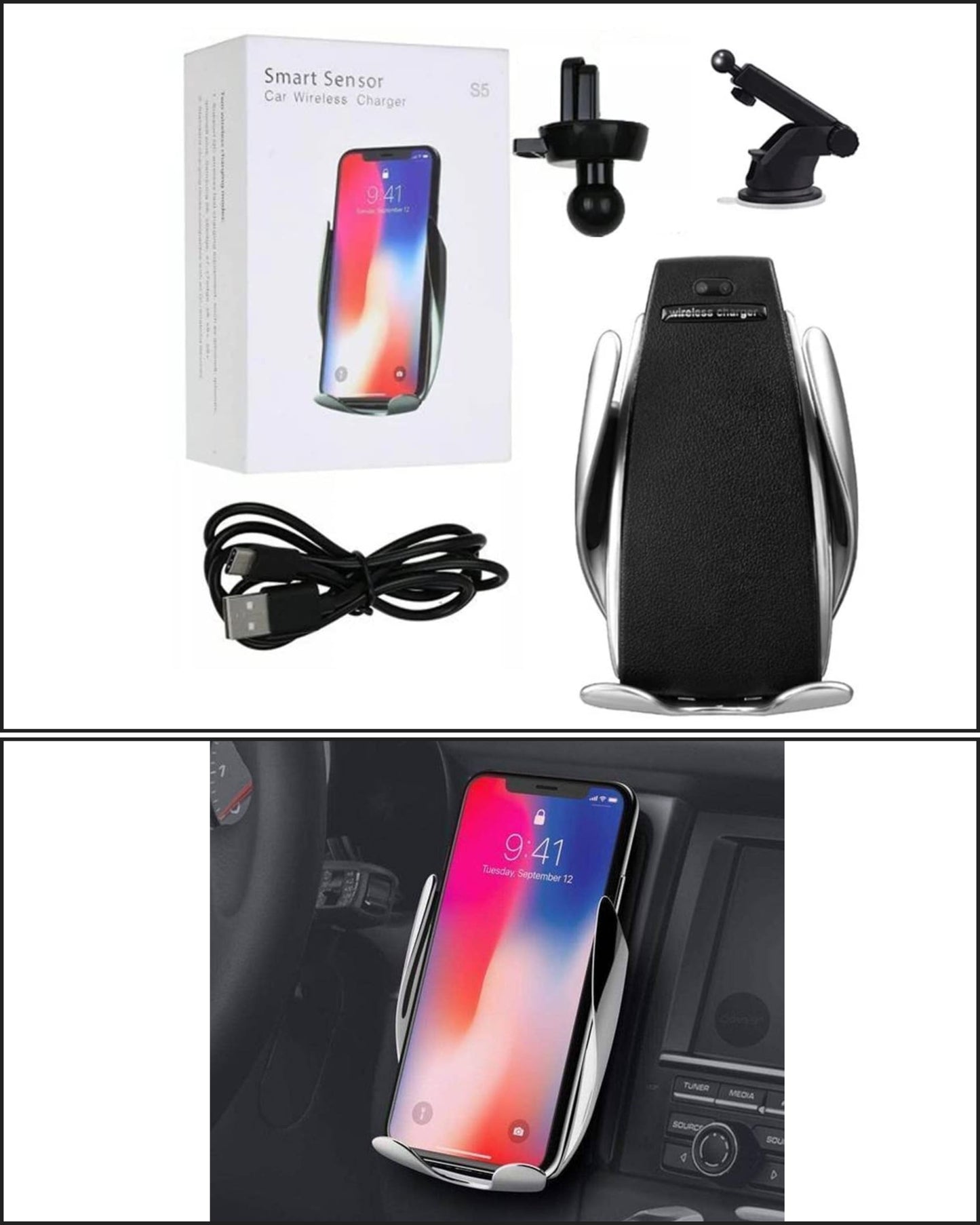 CAR WIRELESS CHARGER.———————$24.99
