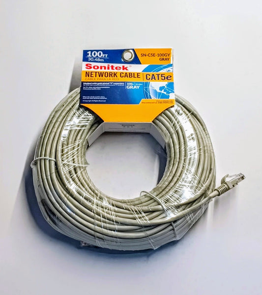 INTERNET CABLE 100 FT.——————— $29.99