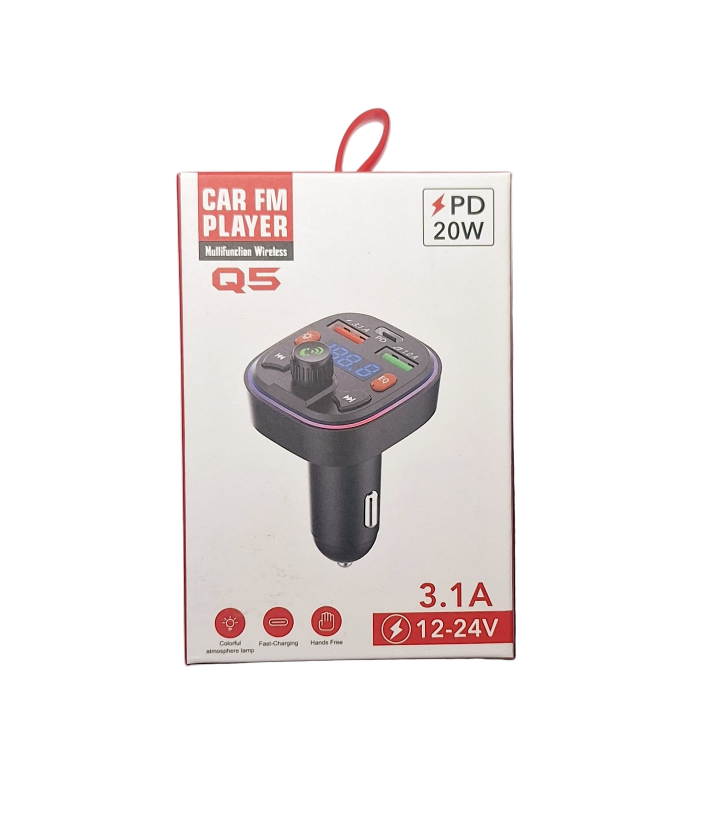CAR FM PLAYER Q5-3.1A ——————— 16.99