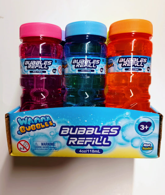 BUBBLE REFILL 4 OZ.——————— $.099