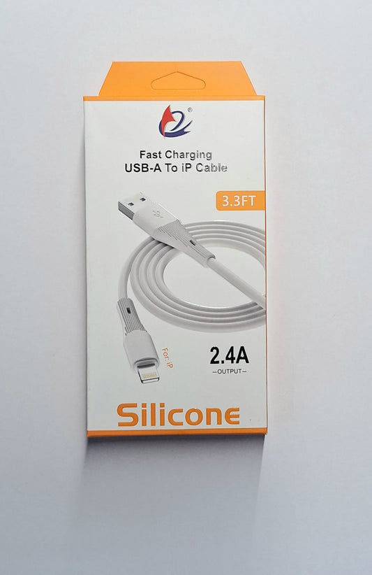 USB IPH 3.3 FT (SILICONE).—————— $4.99