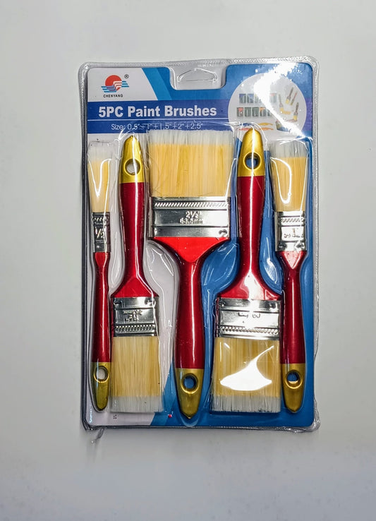 PAINT BRUSHES 5 PCS.—————— $4.99