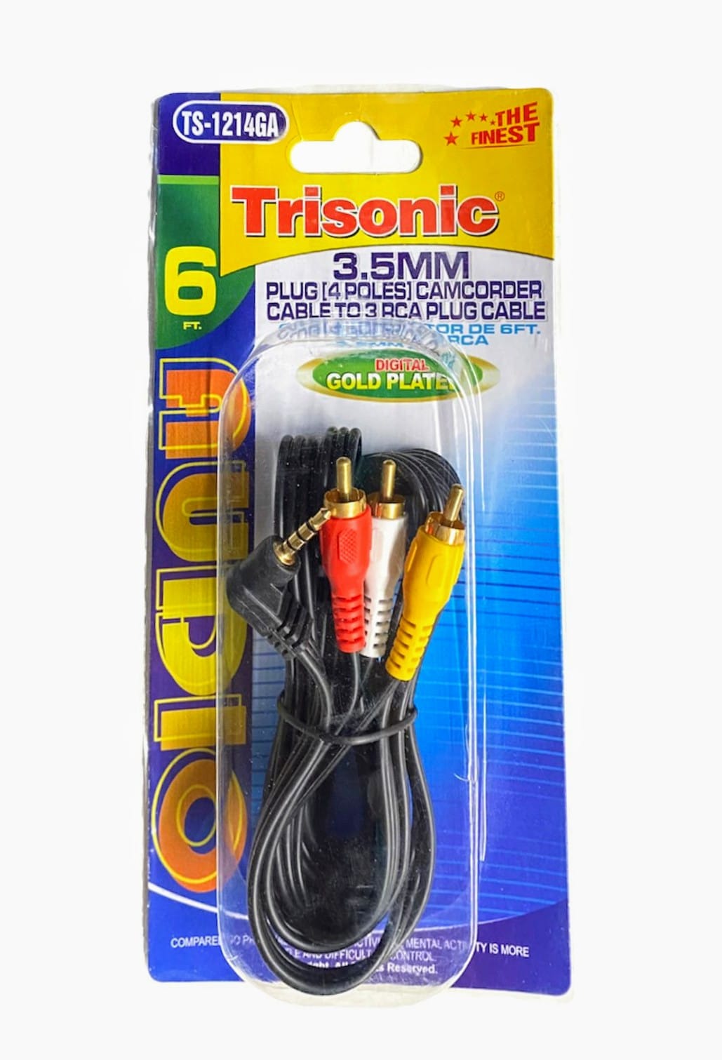 R.C.A  3.5-3 RCA CAMCORDE (TS-1214GA) 3/1.——— $6.99