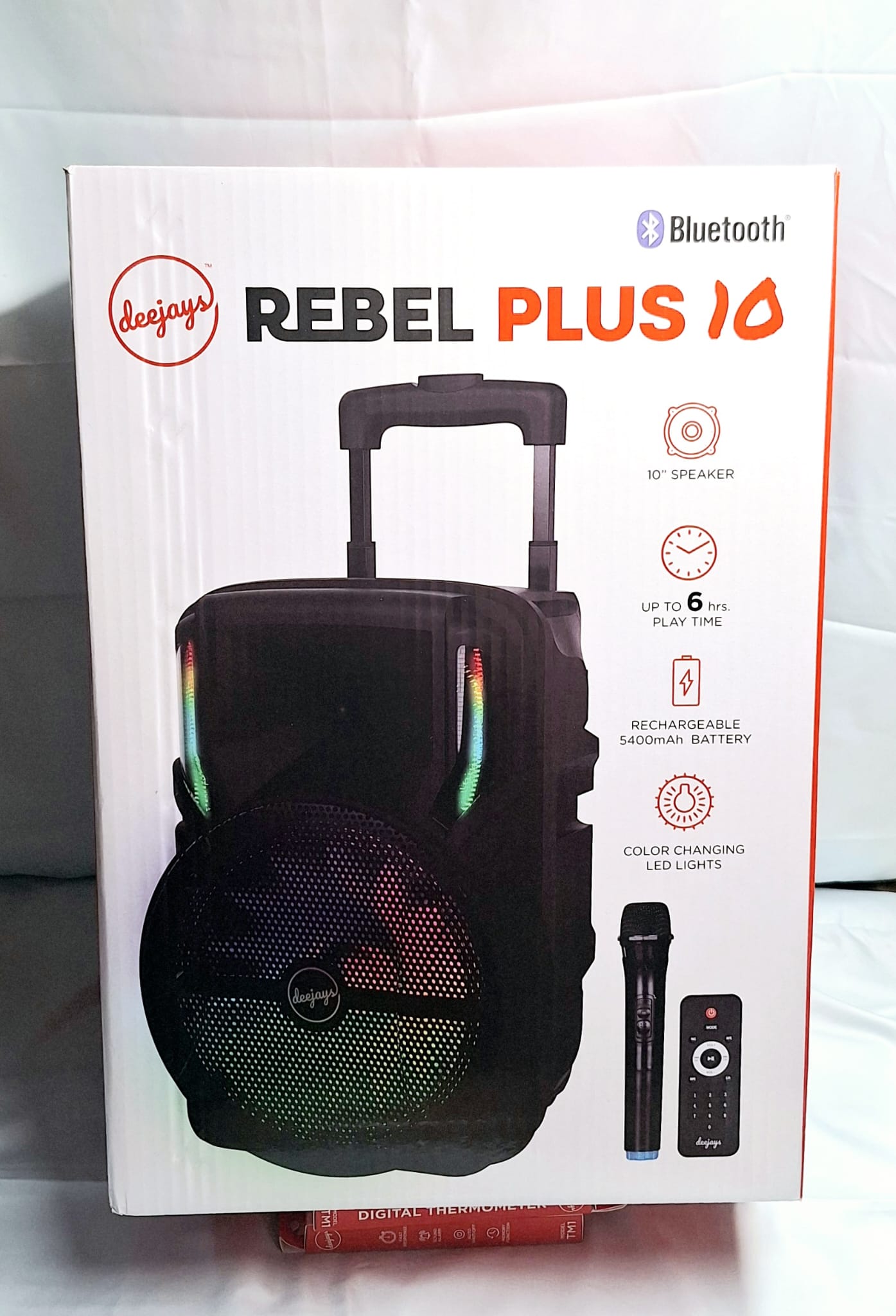 SPEAKER REBEL PLUS 10.—————— $109.99